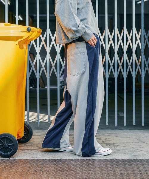 MODE NORM CORE】デニムパッチワークパンツ（デニムパンツ）｜niko and