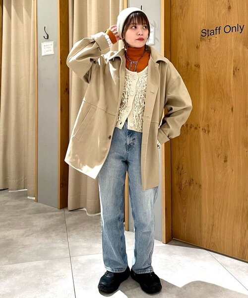 新色追加！/ユニセックス】フェイクスエードショートコート（その他