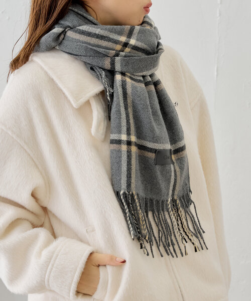 チェック柄ストール（マフラー）｜Chico（チコ）のファッション通販