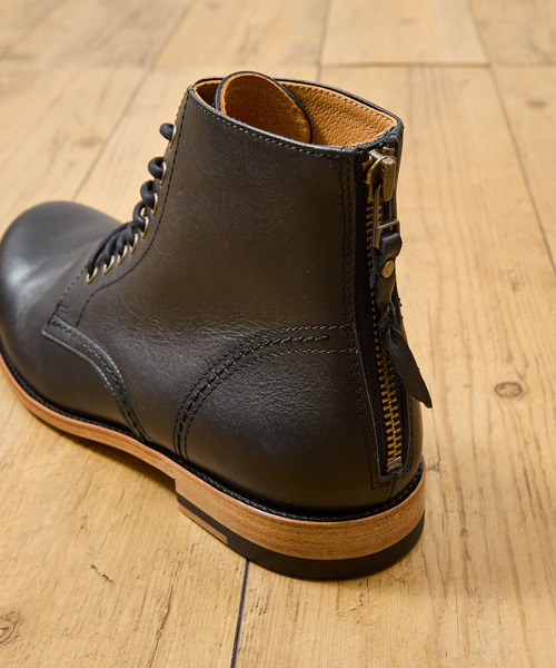 PADRONE パドローネ / LACE UP BOOTS with BACK ZIP [ANTONIO] バック
