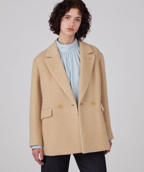 MACPHEE（マカフィー）の「モヘヤシャギー ダブルブレストジャケット