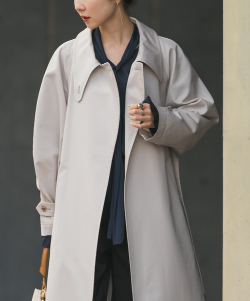 Noble（ノーブル）の「グロウツイルアシメトリーカラートレンチコート