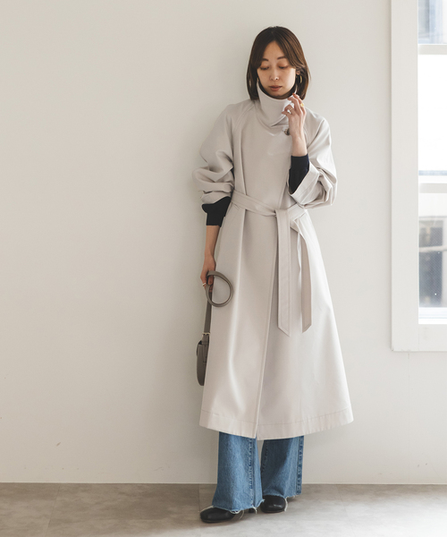 Noble（ノーブル）の「グロウツイルアシメトリーカラートレンチコート