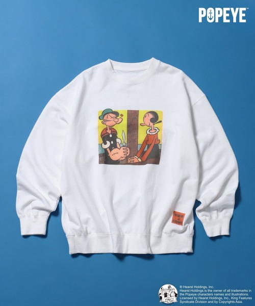 POPEYE(TM)】CHARACTER PRINT SWEATSHIRT（スウェット）｜niko and
