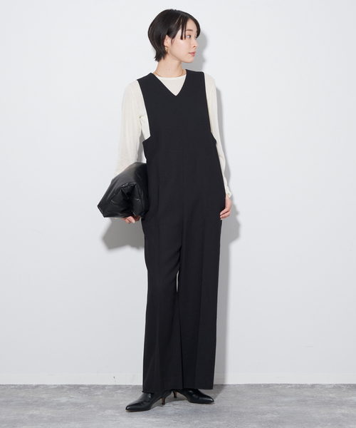 plage（プラージュ）の「basket tweed オールインワン（つなぎ