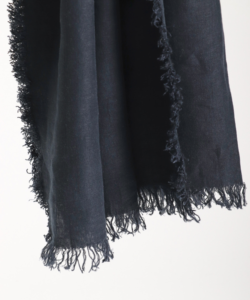 ASAUCE MELER/アソースメレ】ベルギーリネン フリンジストール