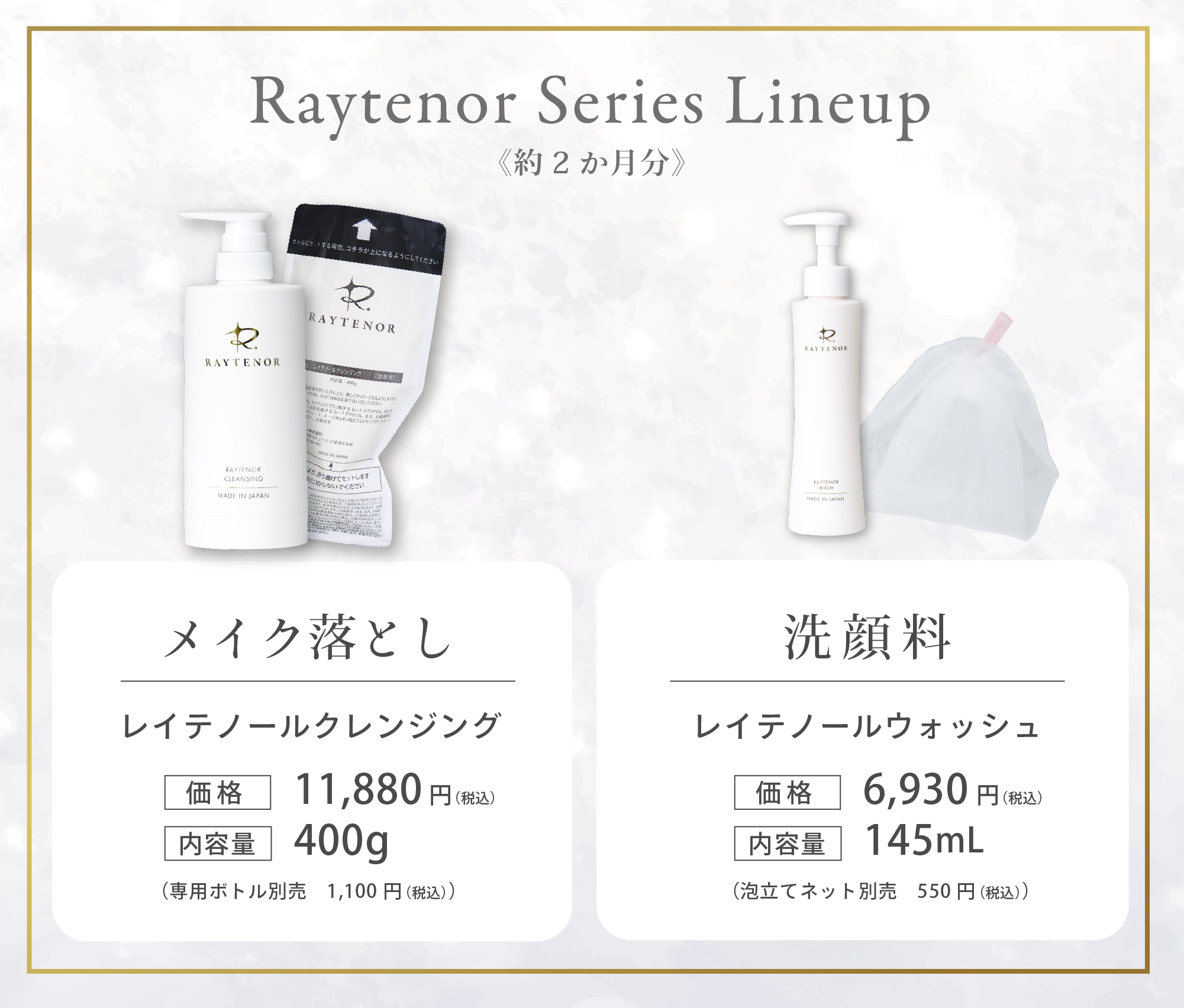 ネコポス限定！送料無料】 レイテノールクレンジング・ウォッシュ5日間