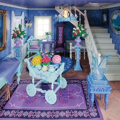 ディズニードールハウス『アナと雪の女王』の部屋| キャステル