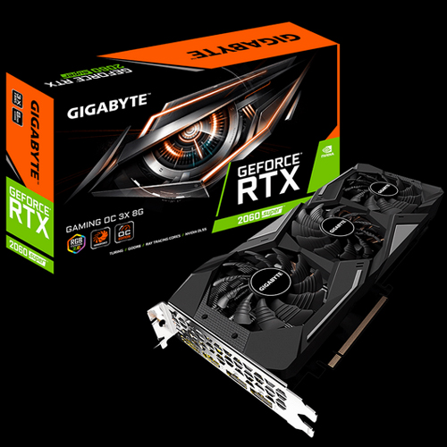 GIGABYTE GeForce RTX 2060 SUPER GAMING OC 3X 8G Graphics Card, GV