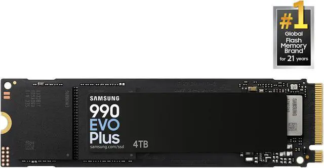 SAMSUNG 990 EVO PLUS SSD 4TB, PCIe Gen 4x4 | Gen 5x2 M.2 2280