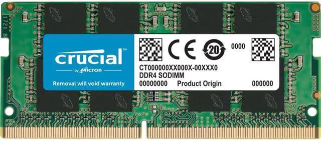 Crucial 8GB 260-Pin DDR4 SO-DIMM DDR4 2666 Laptop Memory - Newegg.com