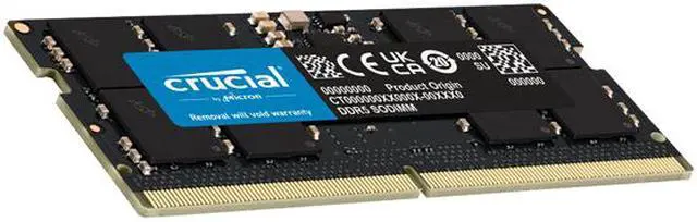 Crucial 32GB 262-Pin DDR5 SO-DIMM DDR5 5600 Laptop Memory Model