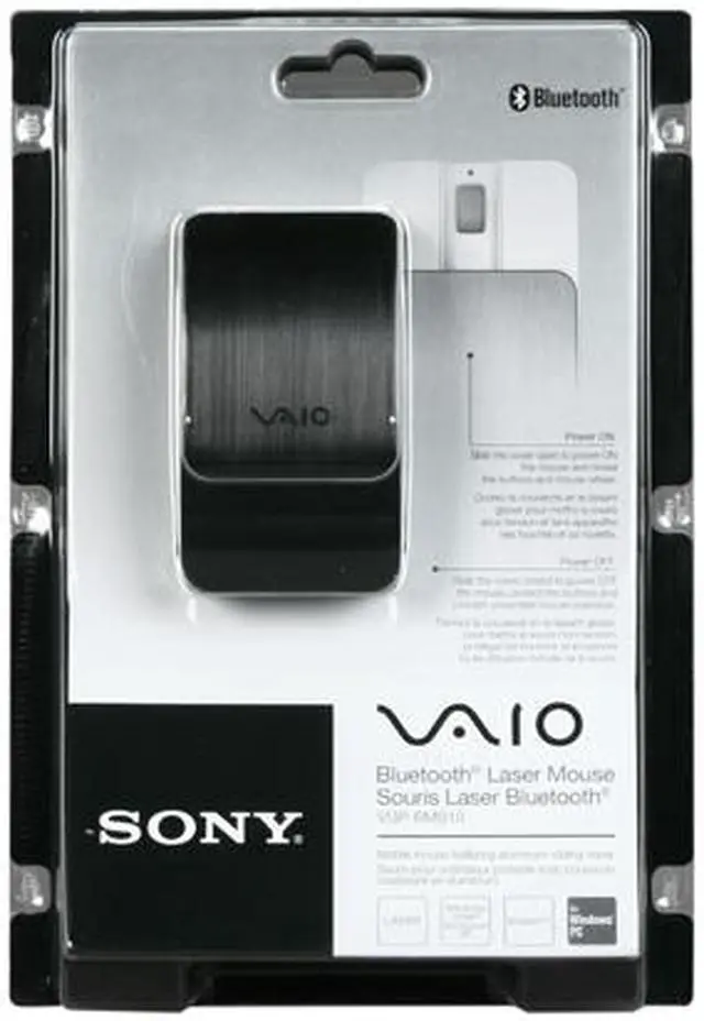 SONY VGP-BMS10/B Black Bluetooth Wireless Laser Mouse - Newegg.com