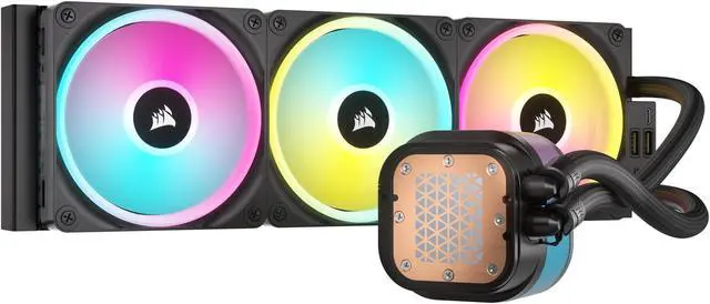 CORSAIR iCUE LINK H150i LCD Liquid CPU Cooler - QX120 RGB Fans