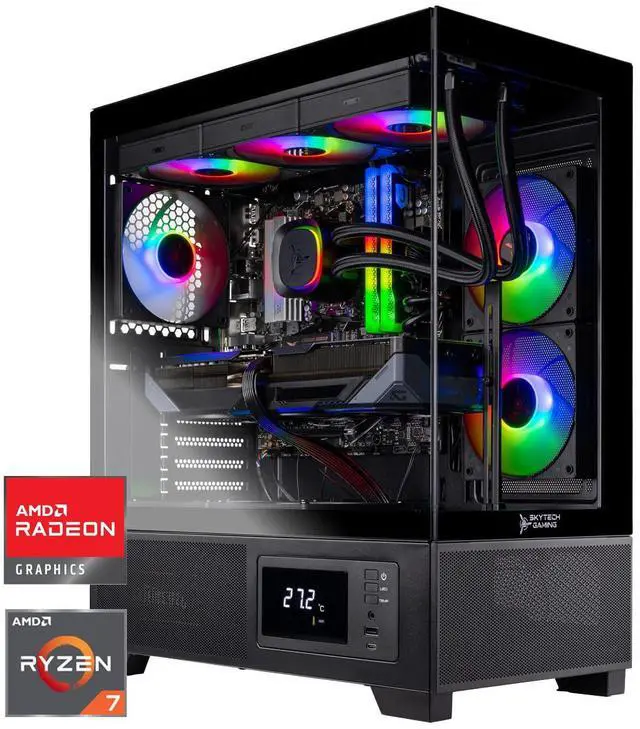 Skytech Gaming Azure 3 Plus Gaming PC, AMD Ryzen 7 7700X 4.5GHz