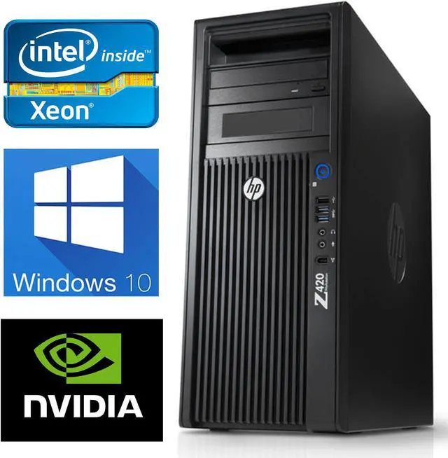 Refurbished: HP Z420 Workstation Computer 8-Core E5-2680 upto 3.5