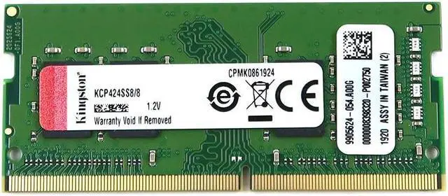 KCP424SS8/8 Kingston 8GB DDR4 Sdram PC4-19200 2400MHZ CL17 Sodimm