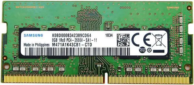 Samsung 8GB DDR4 2666MHz 260-Pin SODIMM 1.2V Laptop Memory