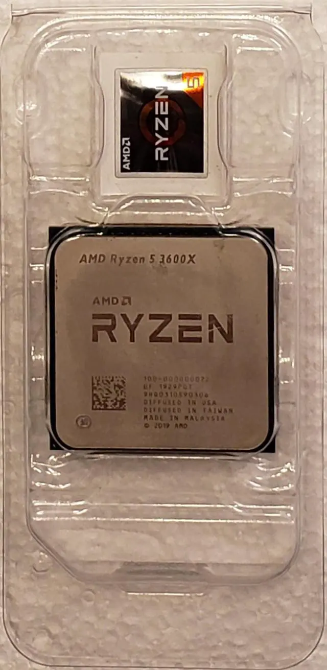 Refurbished: AMD RYZEN 5 3600X 6-Core 3.8 GHz (4.4 GHz Max Boost