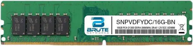 SNPVDFYDC/16G - Dell Compatible 16GB PC4-21300 DDR4-2666MHz 2Rx8