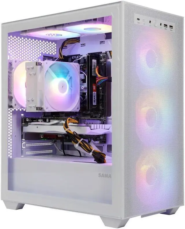 SEJISHI(R7 5700X+RTX 4060) Gaming PC AMD Ryzen 7 5700X 3.4GHz to