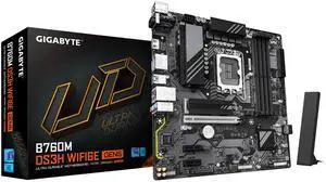 GIGABYTE B760M DS3H AX LGA 1700 Intel B760 M-ATX Motherboard with