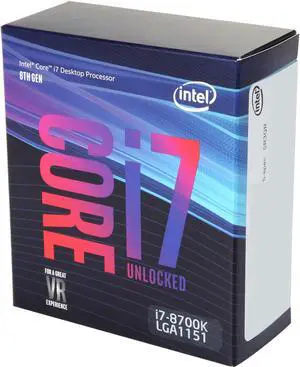 Intel Core i7 8th Gen - Core i7-8700 Coffee Lake 6-Core 3.2 GHz