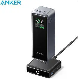 Anker Prime 27,650mAh Power Bank (250W) with 100W Charging Base, 3