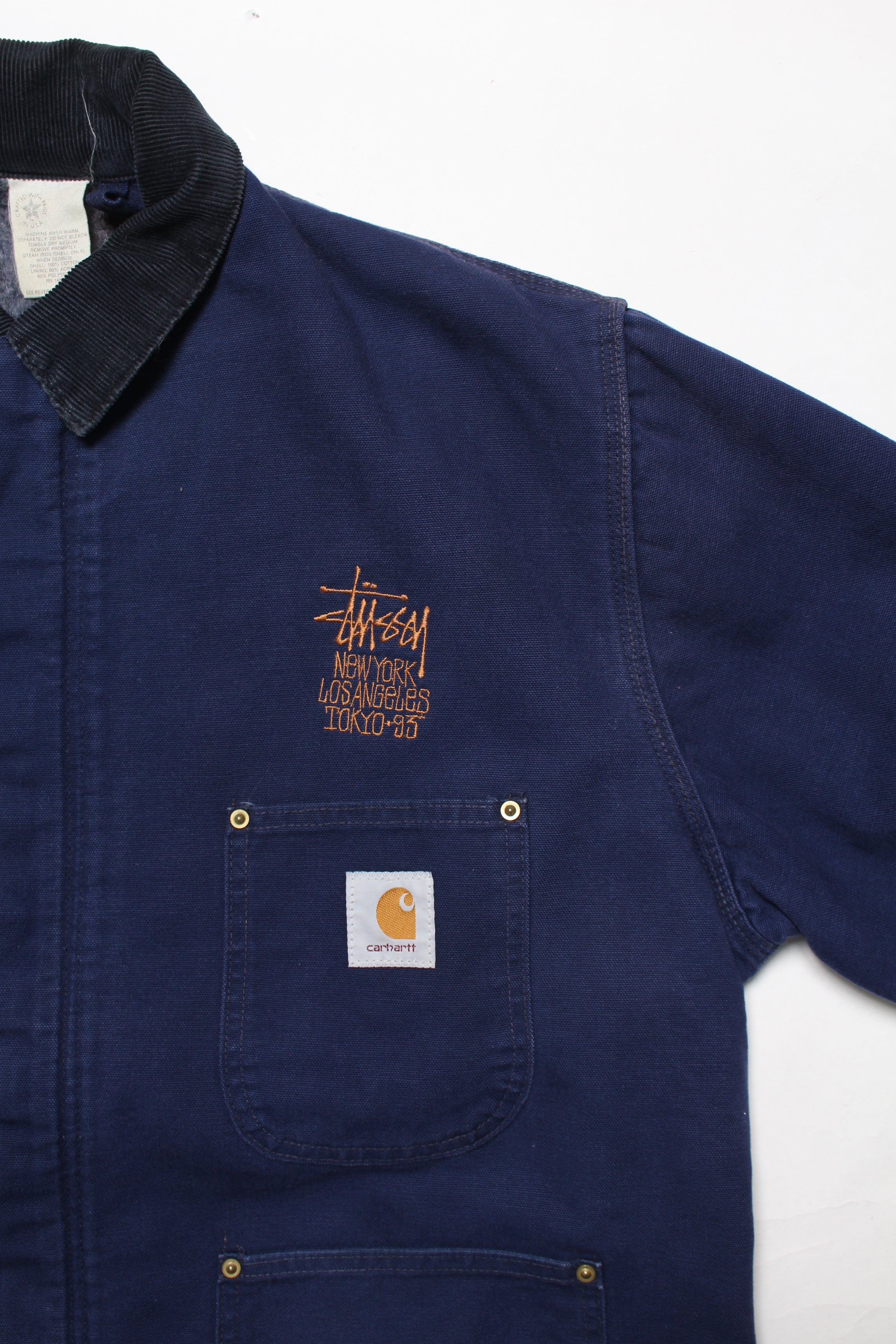 USED in STOCK】STUSSY × CARHARTT - NY, LA, TOKYO EDITION CHORE