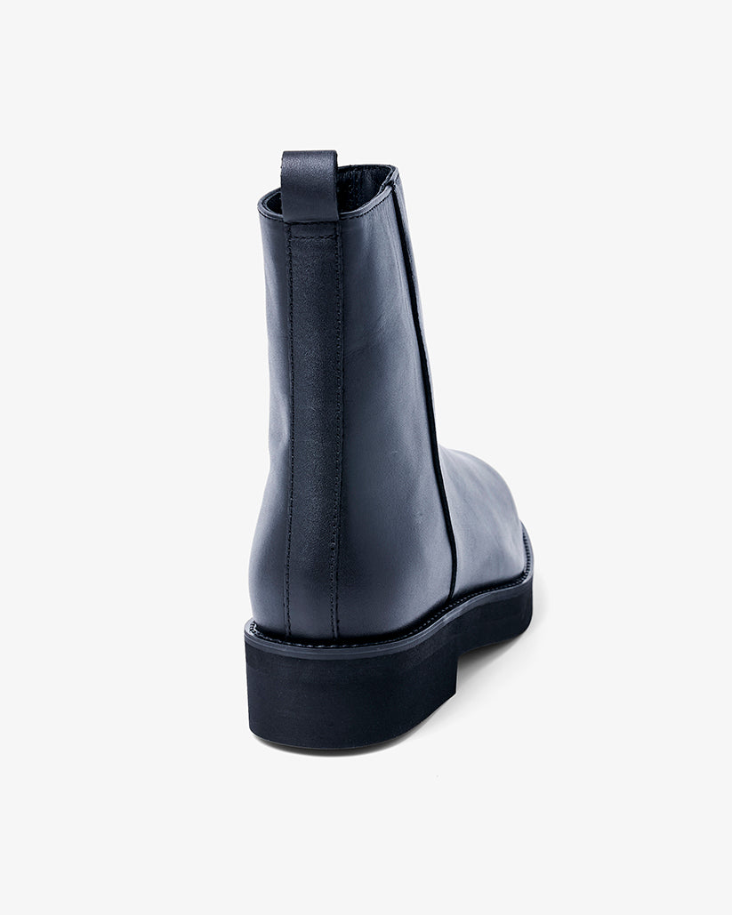 SIDE ZIP SHORT BOOTS BLACK – caminando.jp