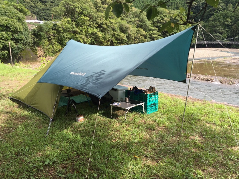 モンベル：ミニタープHXレビュー】ソロキャンプにちょうどよいサイズ感