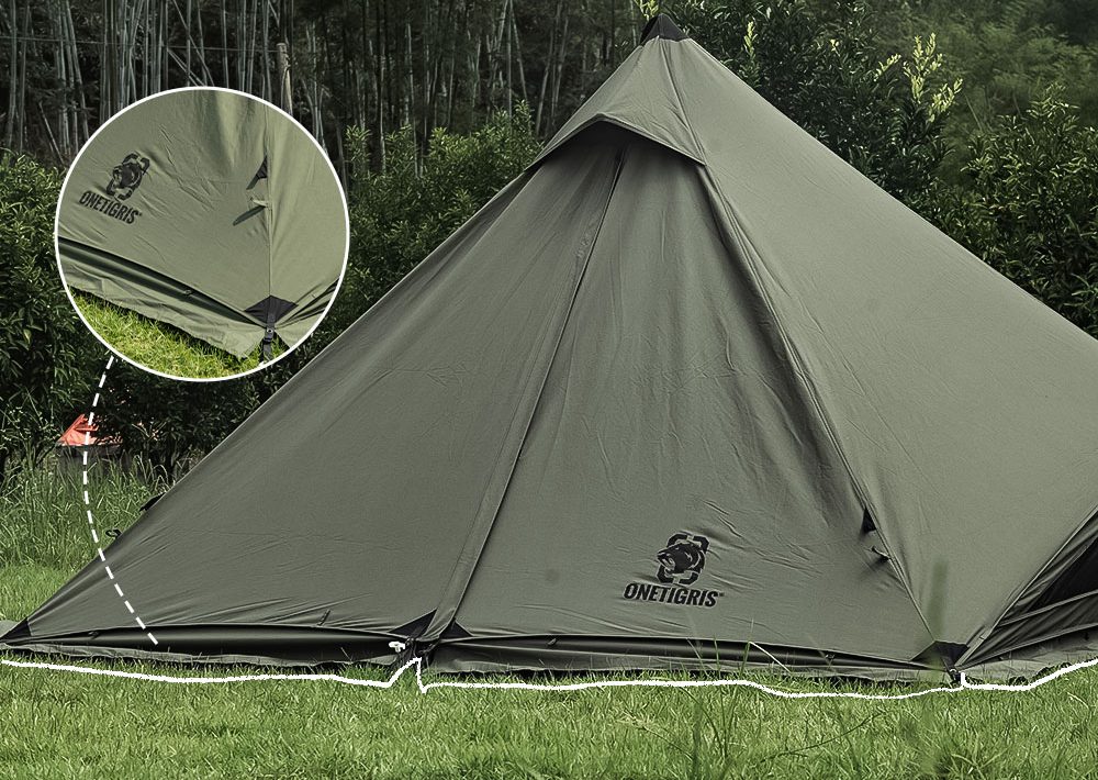 OneTigrisから二股ポールのTCテント「CONIFER TCチムニーテント」登場