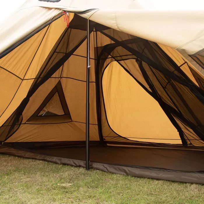 POMOLYからTC素材のストーブテント「PEAK TC ワンポールテント」登場