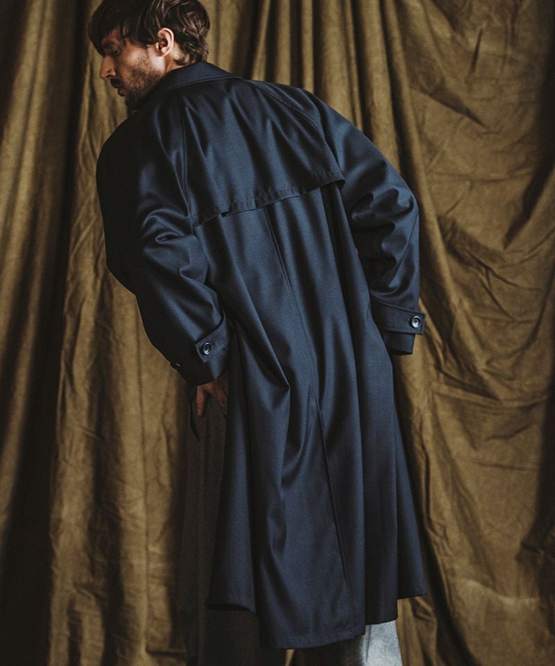 50%OFF【NO ID.(ノーアイディー)】 ﾀﾞﾌﾞﾙﾌﾞﾚｽﾄBIGﾛﾝｸﾞｺｰﾄ(855006-871C