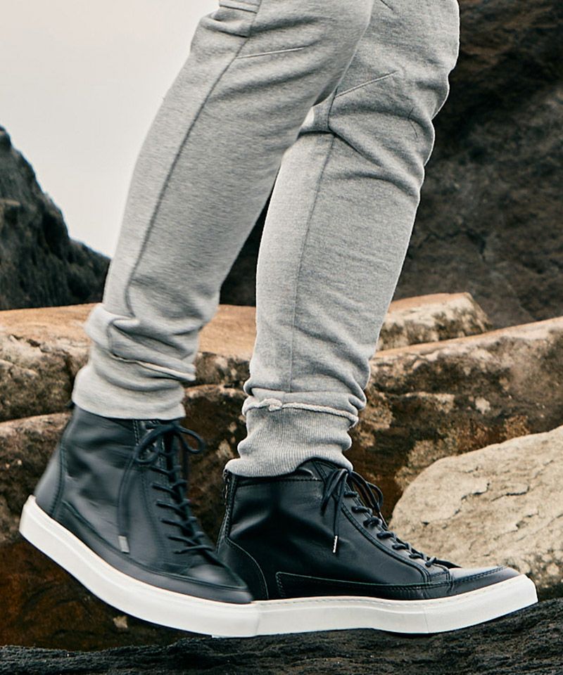 wjk】 back zip sneaker レザースニーカー(8325 bt44e) | CAMBIO カンビオ