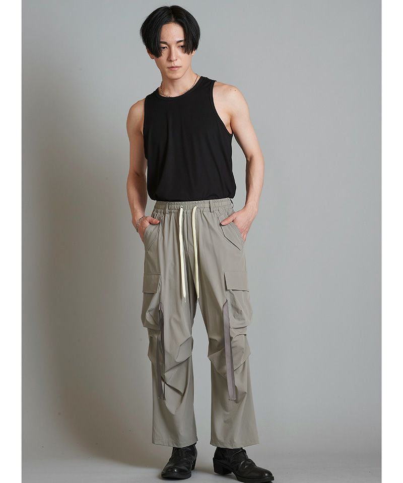 50%OFF【NO ID.(ノーアイディー)】ﾃｯｸｲｰｼﾞｰﾜｲﾄﾞｶｰｺﾞPT パンツ(854006