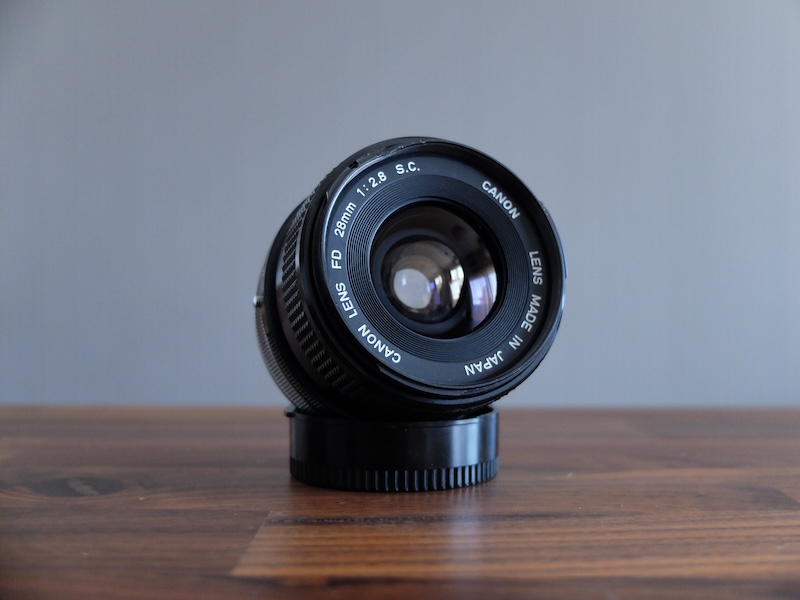 レンズ Canon FD 28mm 1:2.8 S.C. キヤノン 【公式通販】
