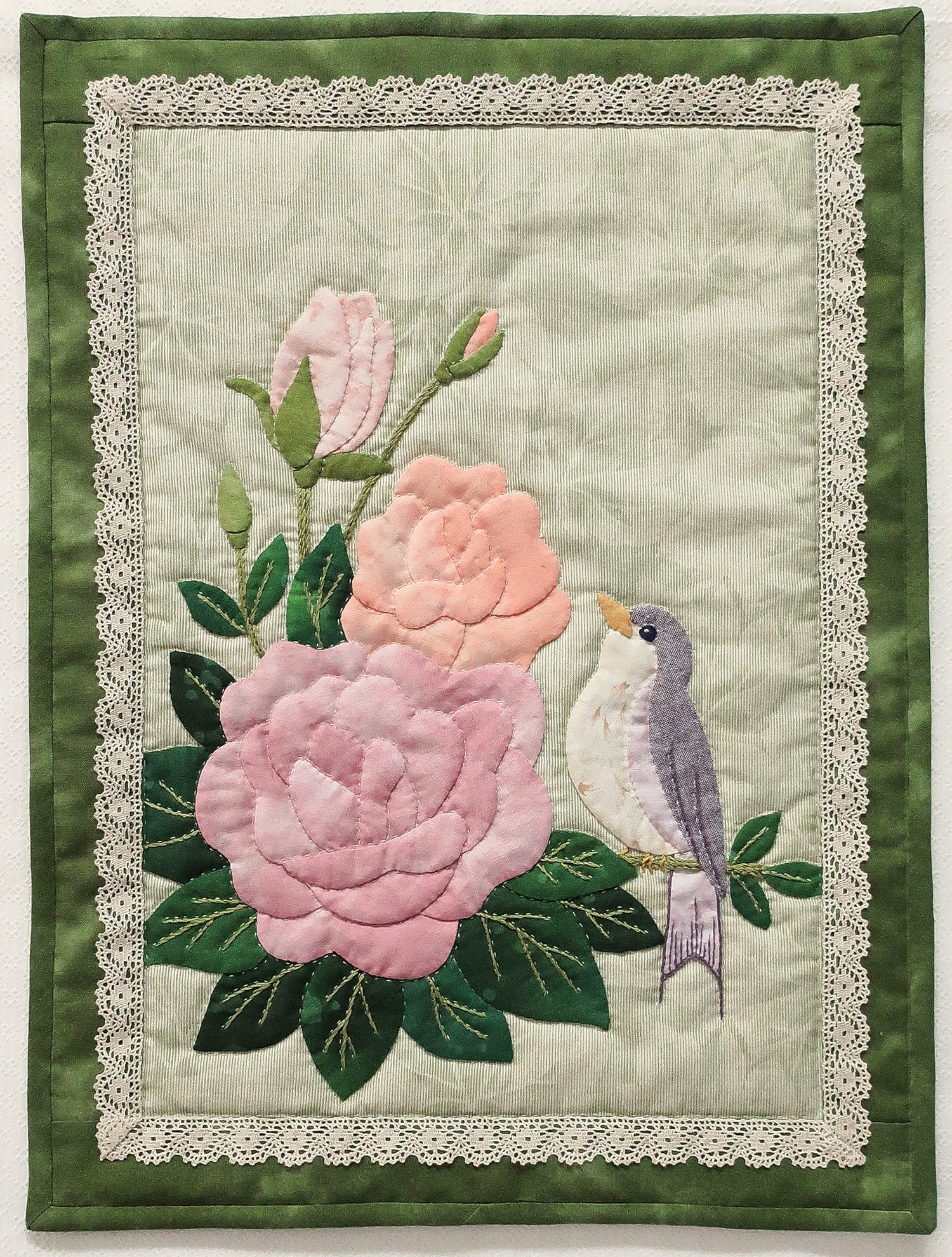薔薇と小鳥のタペストリー（キット） 商品詳細｜オリジナルパッチ