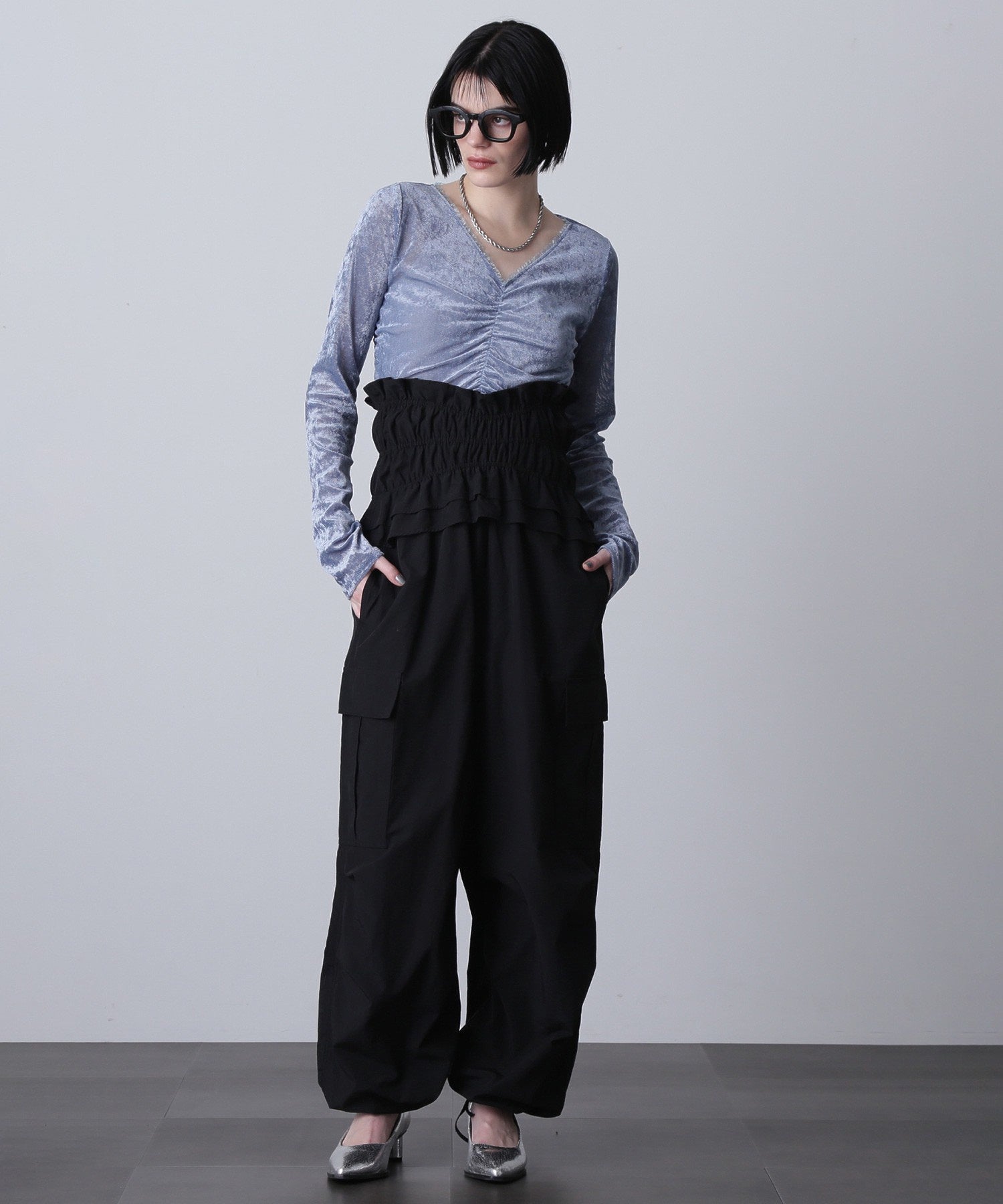 CREOLME/コットンナイロンキャミソールコンビネゾン – calif（カリフ