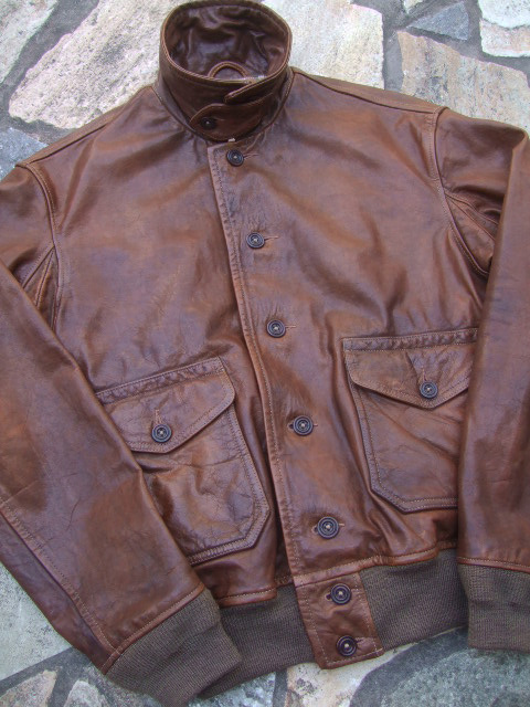 ラルフローレン ( Ralph Lauren ) ” A-1 タイプ レザージャケット