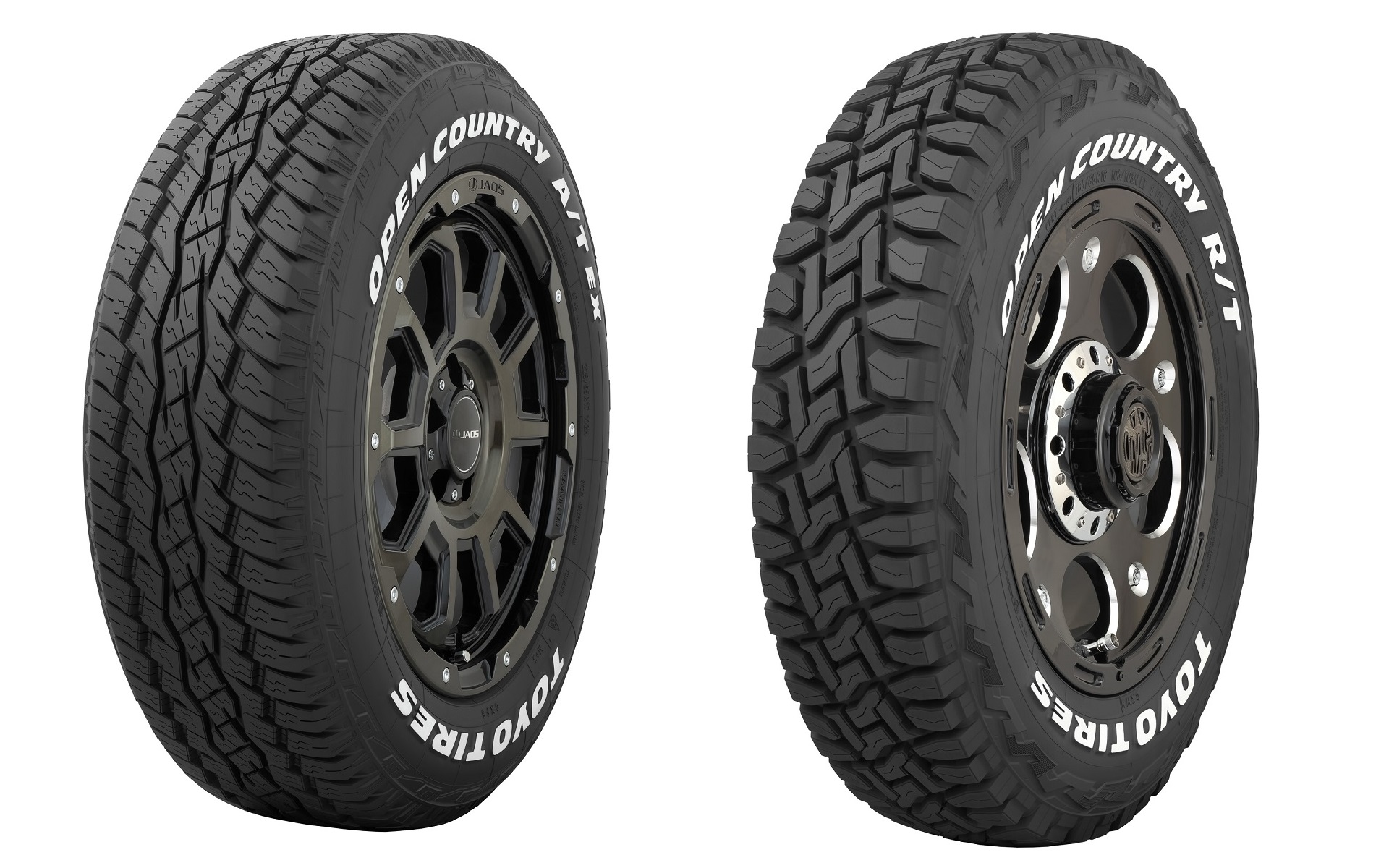 トーヨータイヤ、「オープンカントリーA/T EX」と「R/T」にホワイト