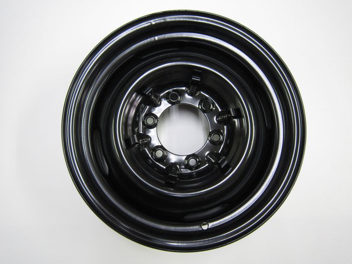 ランクル40，50，60，70等 6穴 16インチ鉄ホイル 黒orグレー 社外品