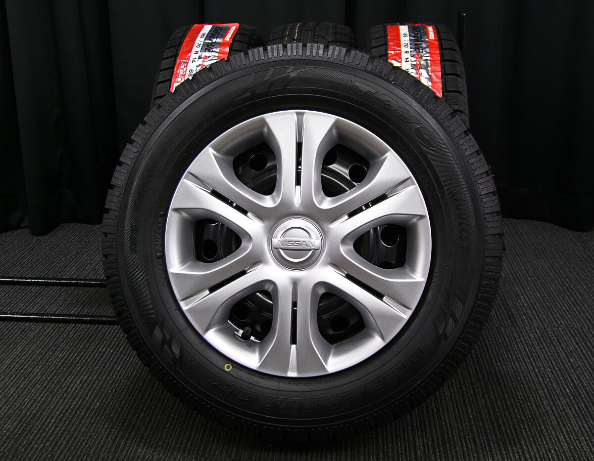 NISSAN (日産) NOTE (ノート) 純正 14×5.5J(+40)PCD100-4H 新車外し
