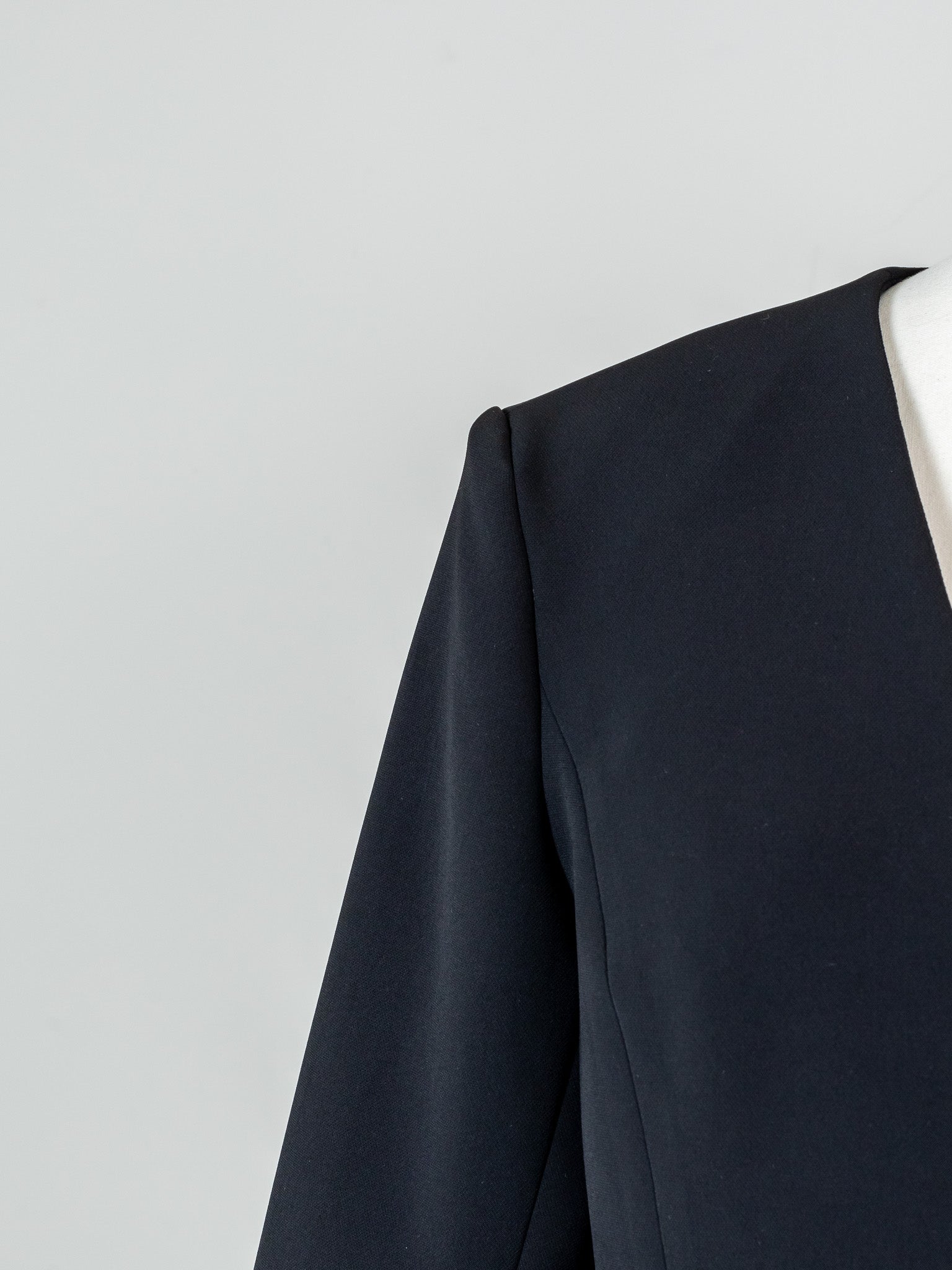 Ruffle 2way Peplum Jacket -Black – CARLA