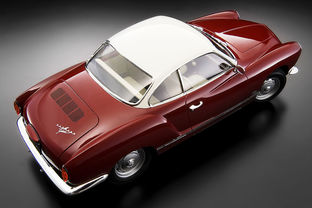 円やかなボディフォルムを徹底的な磨き作業で輝きの極致へ！タミヤ製