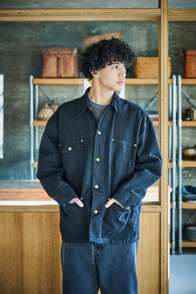 orslow RELAX FIT OXFORD COVERALL BLACK – CASDAY / キャスデイ