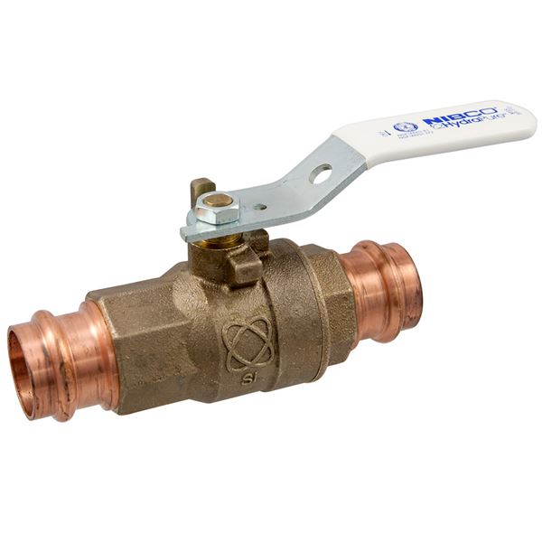 PC585-66-LF - Ball Valve - Lead-Free*, Full Port, Press Ends