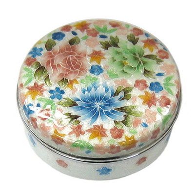 銀彩錦文宝石箱 | 安藤七宝店カタログサイト