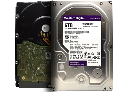 Western Digital Purple Surveillance WD62PURZ 6TB 5400RPM 64MB