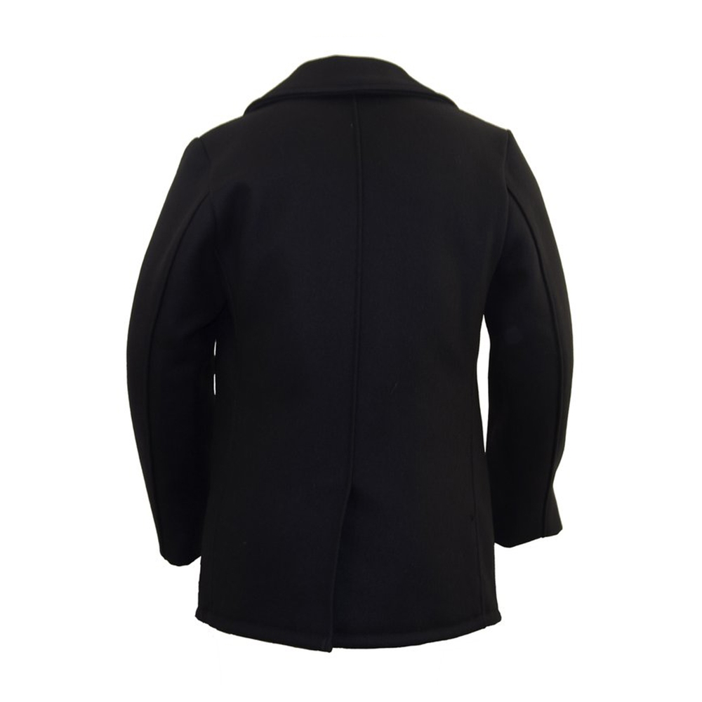 Schott Navy Wool Pea Coat - 740